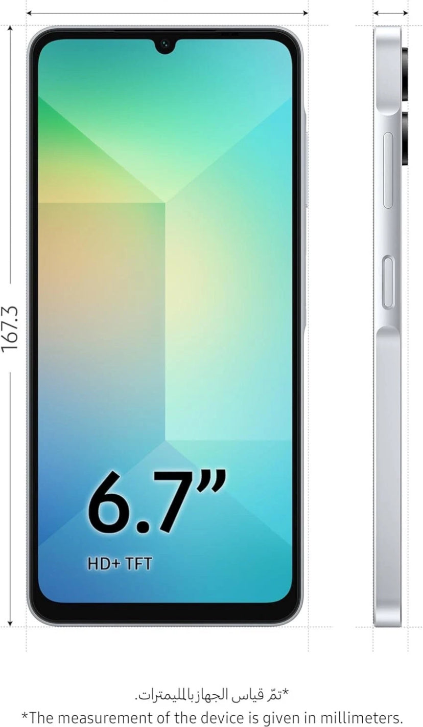 SAMSUNG GALAXY A06 4G DUAL SIM SM-A065F DS 64GB RAM 4GB BLACK