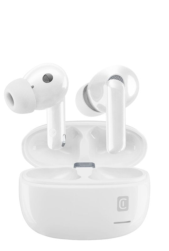 Cellularline Eclipse – Auricolari Bluetooth ANC, Bianco
