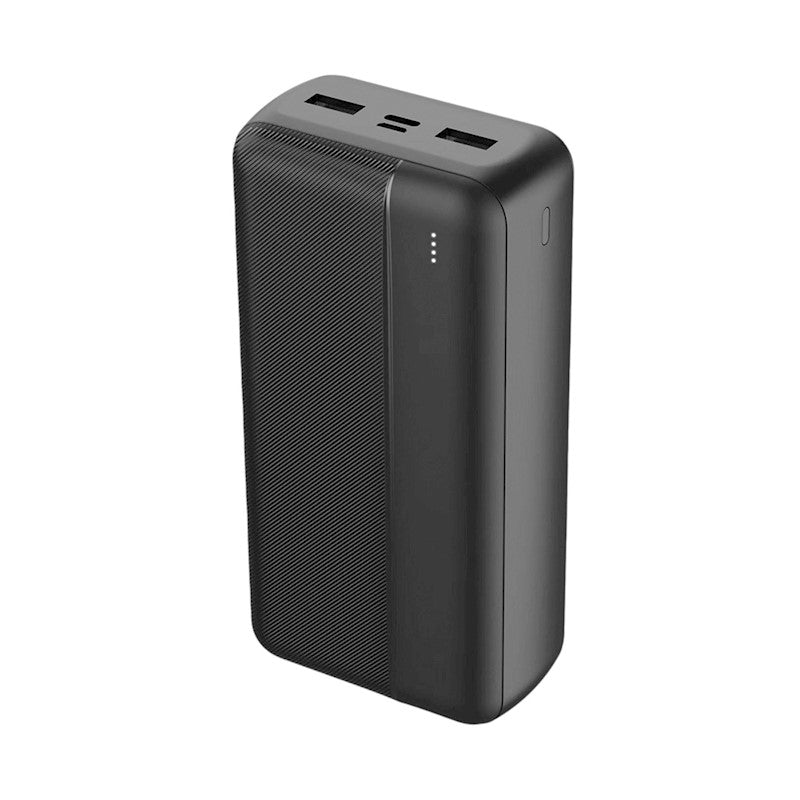 Maxlife MXPB-02 30000 mAh nero – vista delle porte USB