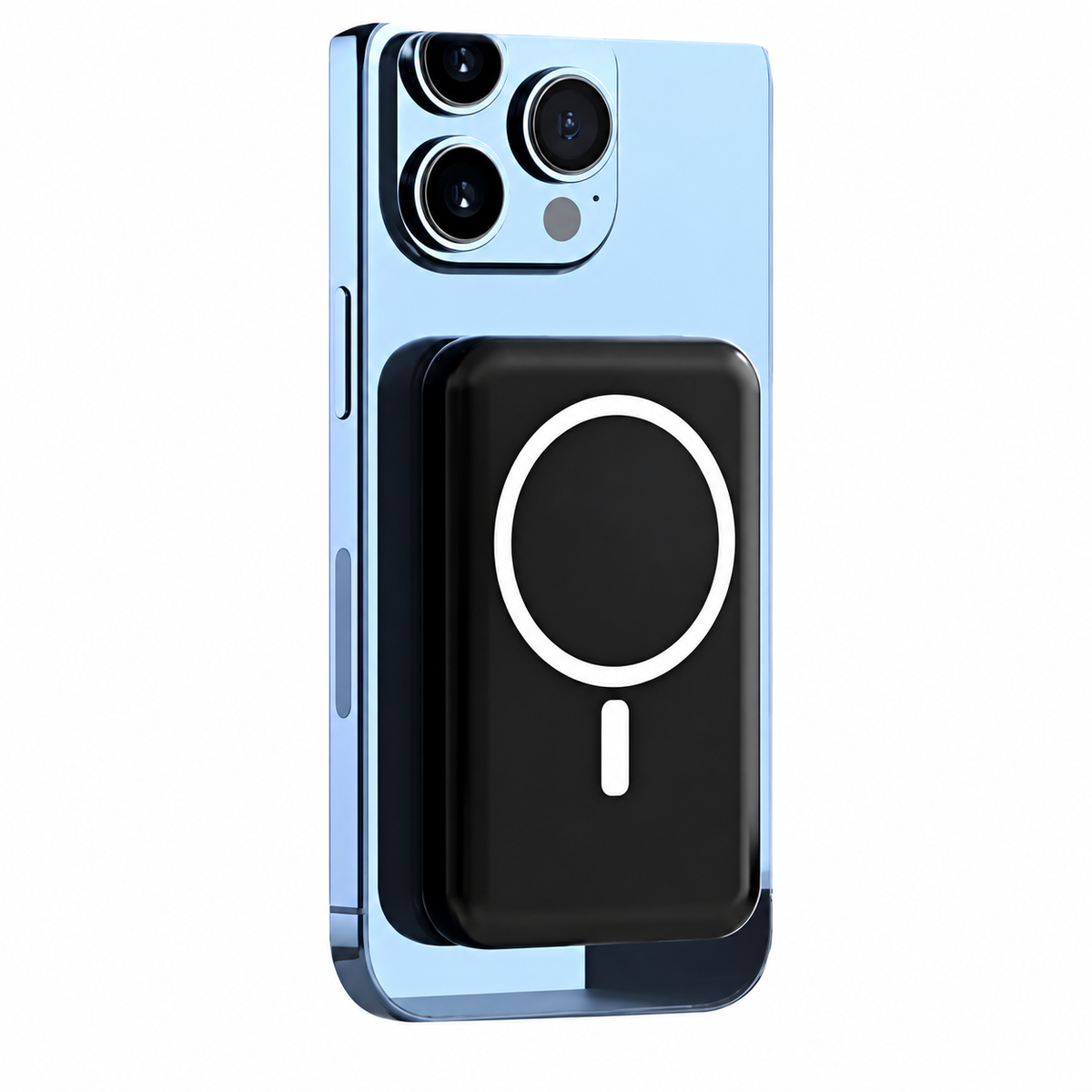 Power Bank Magnetico 3 in 1 20.000 mAh con Cavi Integrati – Nero
