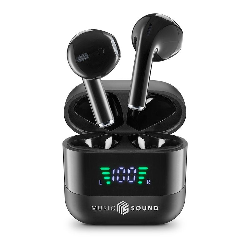Cellularline Music Sound Spark – Auricolari Bluetooth, Nero